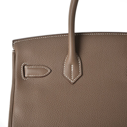Hermes Togo Birkin 30 Etoupe 11 of 38