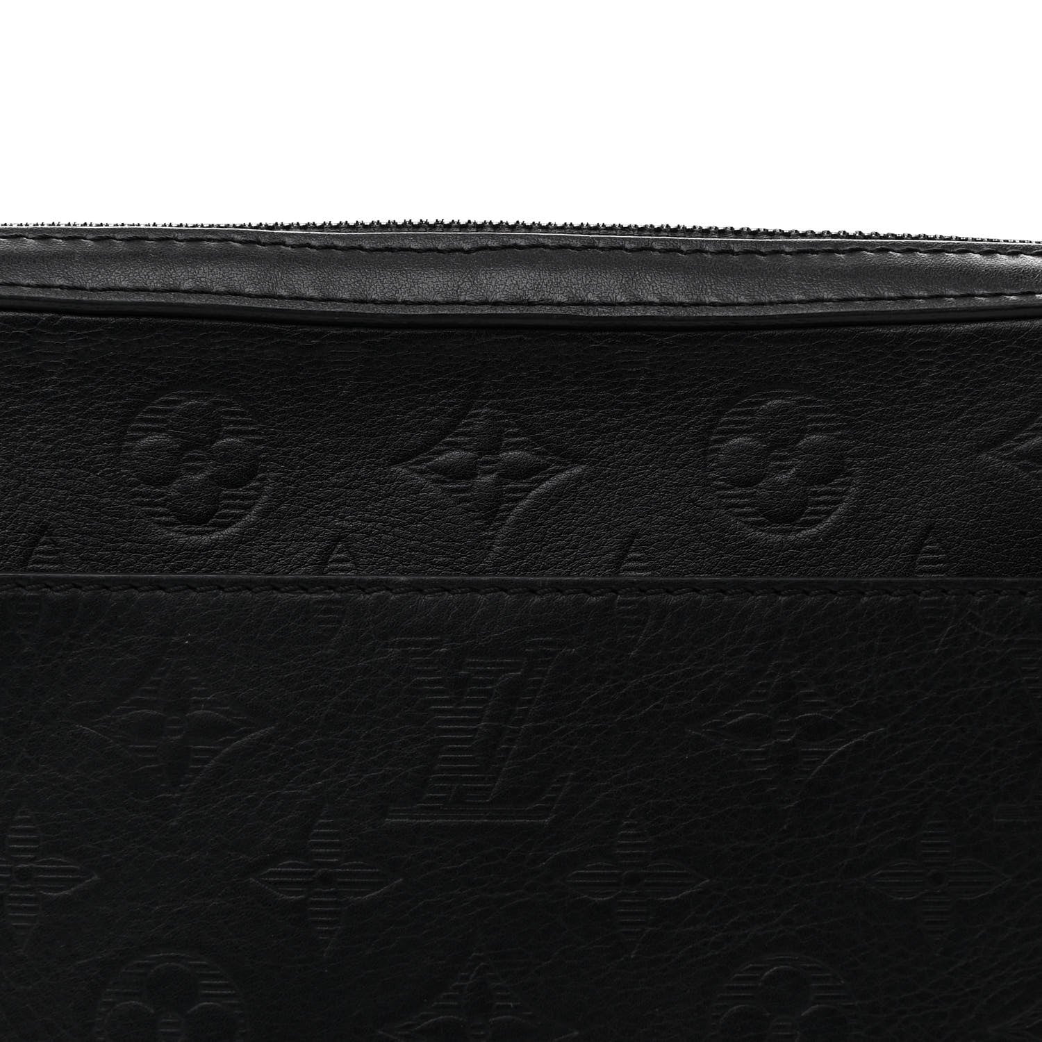 Louis Vuitton Calfskin Monogram Shadow Duo Messenger Black 8 of 10