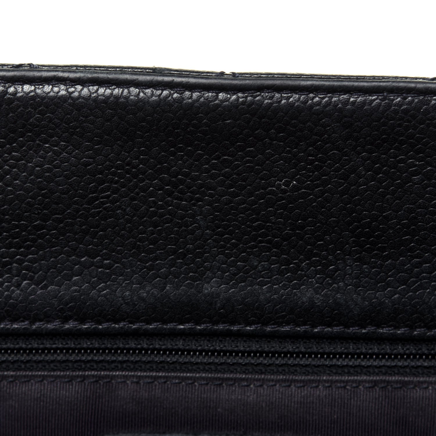 Chanel Caviar Quilted Grand Shopping Tote GST Navy Blue 8 of 25