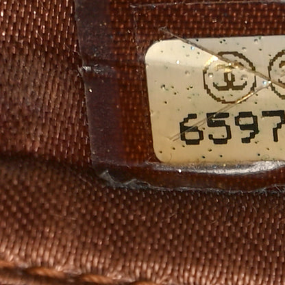 Chanel Metallic Caviar Quilted Shopping Tote Brown 7 of 11