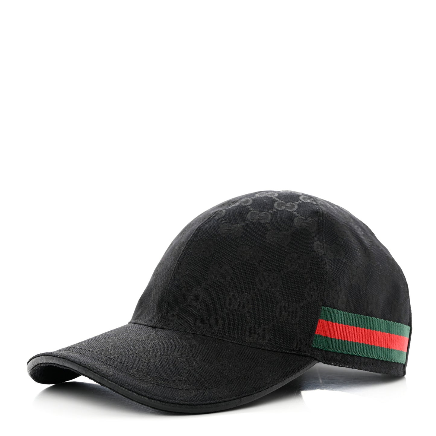 Monogram Web Baseball Hat S Black