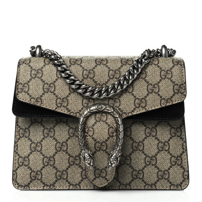 Gucci GG Supreme Monogram Mini Dionysus Shoulder Bag Black 1 of 11