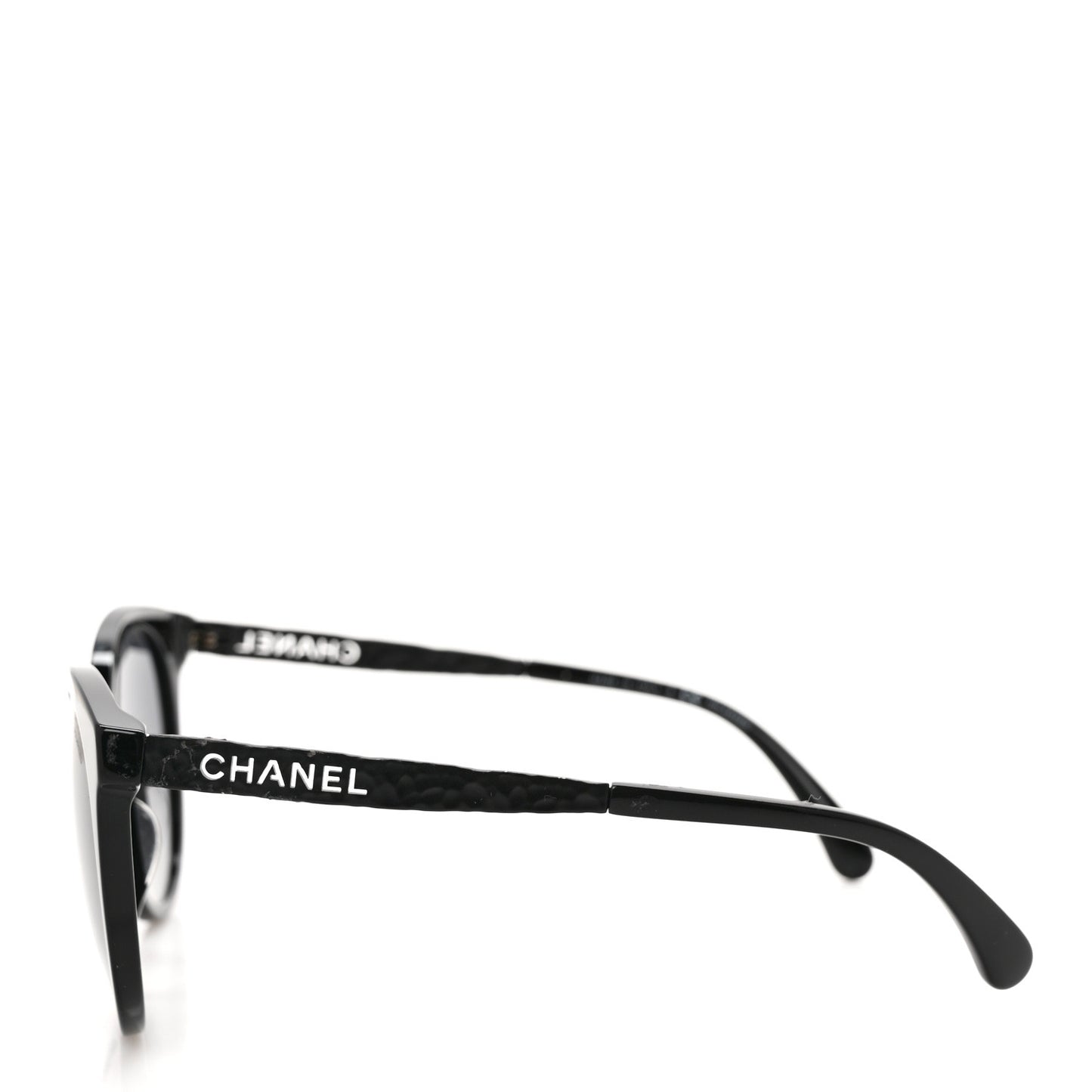 Acetate Metal Polarized Pantos Sunglasses 5440-A Black