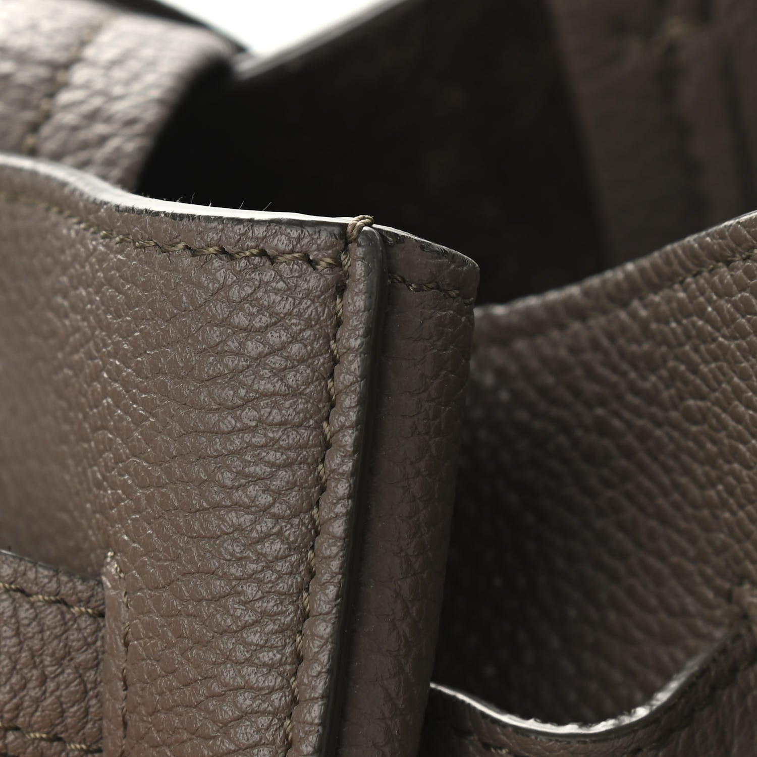 Celine Soft Grained Calfskin Small Belt Cabas Phantom Taupe 10 of 10