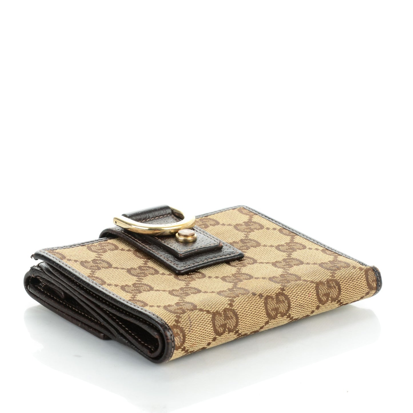 Monogram Abbey Compact Wallet Dark Brown