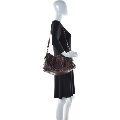 Prada Soft Calf Pleated Hobo Nocciolo 2 of 11