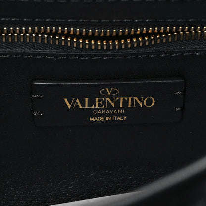 Valentino Garavani Nappa Medium Roman Stud Shoulder Bag Black 6 of 8