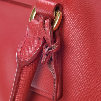 Prada Saffiano Small Galleria Double Zip Tote Fuoco 19 of 26
