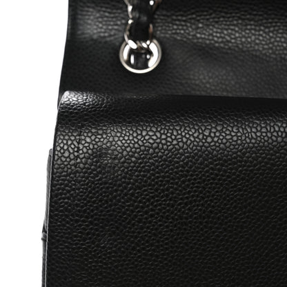 Chanel Caviar Quilted Jumbo Double Flap Black 11 of 13