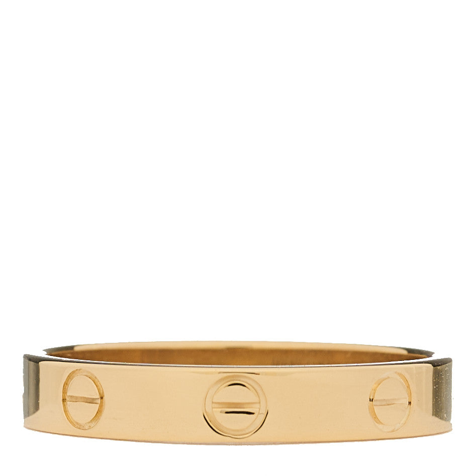 Cartier 18K Yellow Gold 3.5mm LOVE Wedding Band Ring 58 8.25 1 of 5