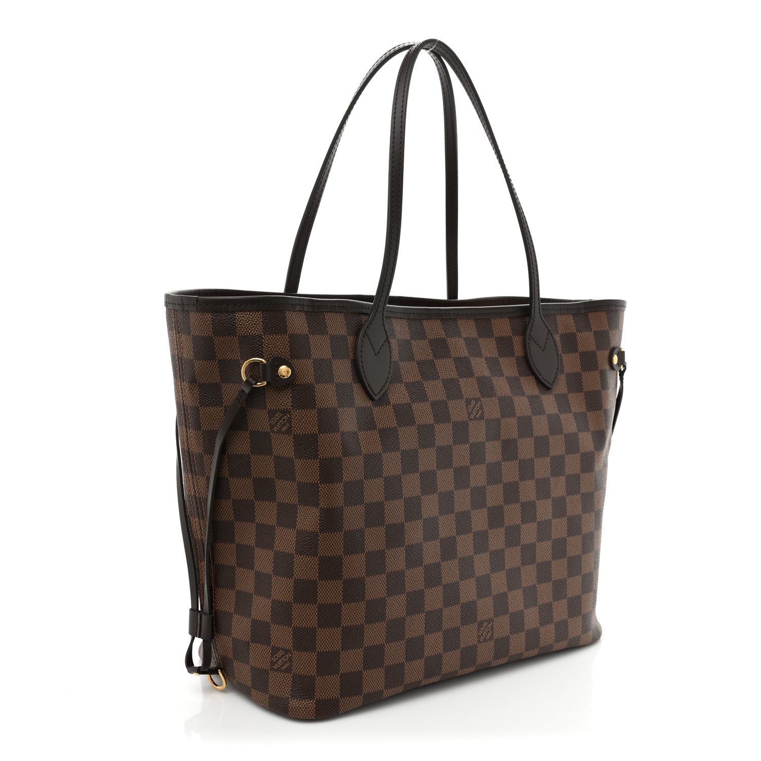 Louis Vuitton Damier Ebene Neo Neverfull MM Rose Ballerine 4 of 17