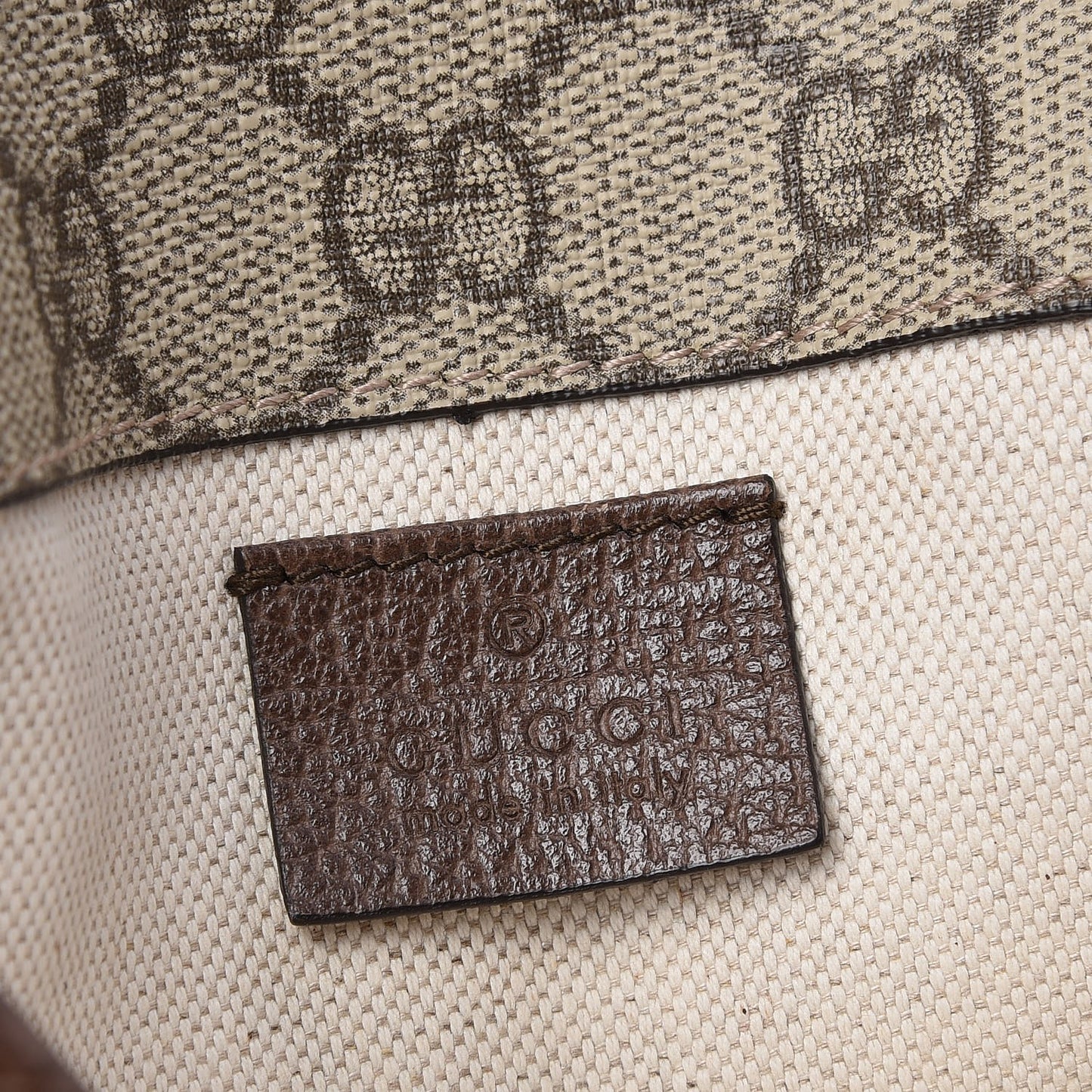 GG Supreme Monogram Neo Vintage Web Belt Bag Brown