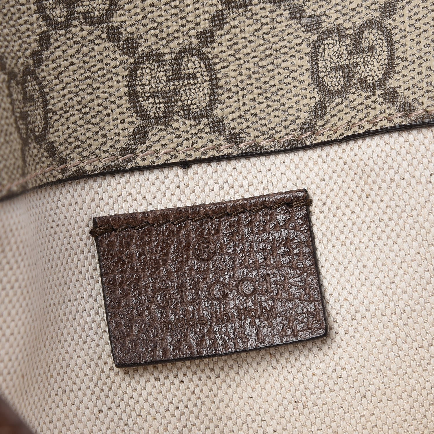 Gucci GG Supreme Monogram Neo Vintage Web Belt Bag Brown 6 of 8