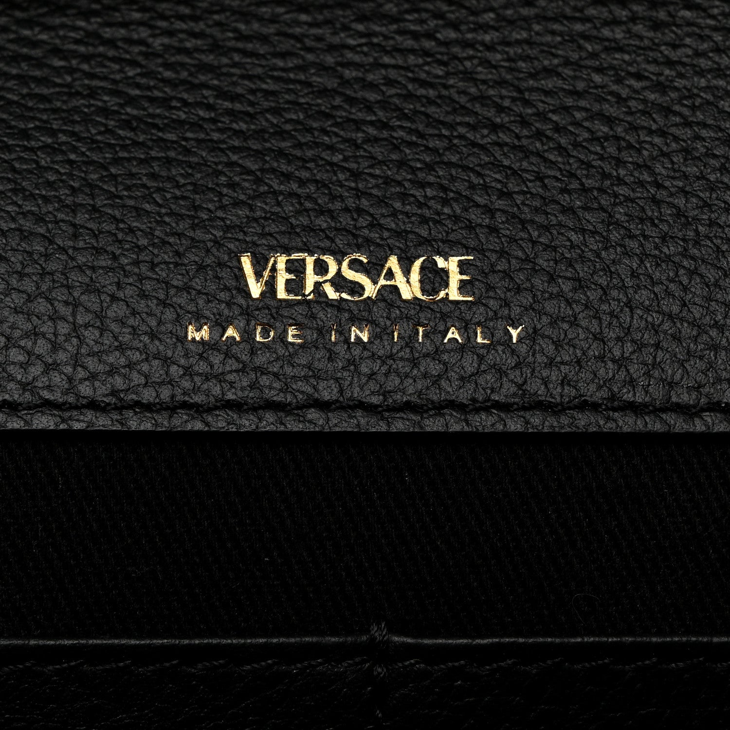 Versace Grained Calfskin La Medusa Crossbody Bag Black 6 of 10