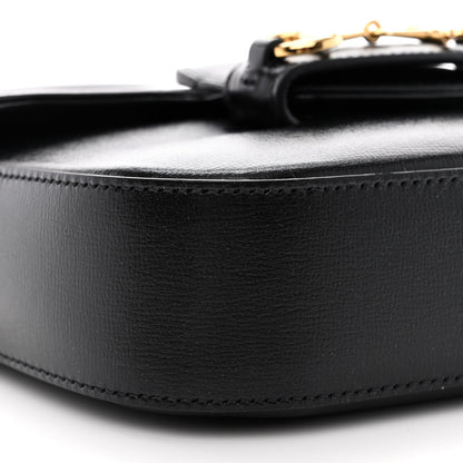 Gucci Azalea Calfskin Web Mini Horsebit 1955 Shoulder Bag Black 9 of 11