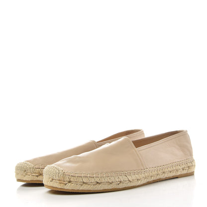 Saint Laurent Lambskin Monogram Espadrilles 40 Nude 3 of 11