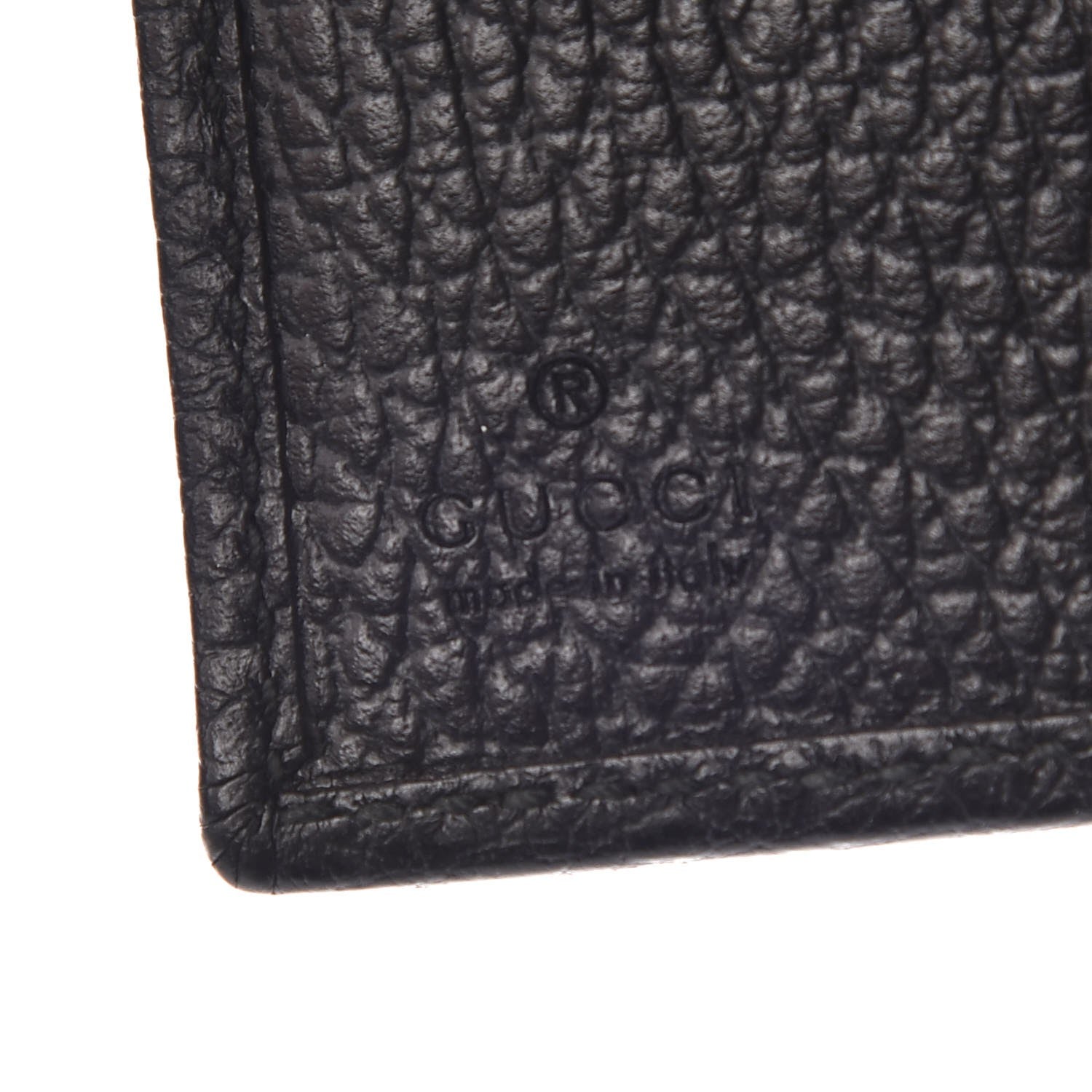 Gucci Dollar Calfskin Double G French Flap Wallet Black 6 of 8