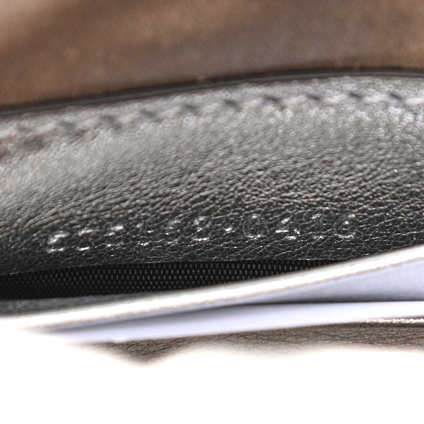 Sequin Mini GG Marmont 2.0 Bucket Bag Silver