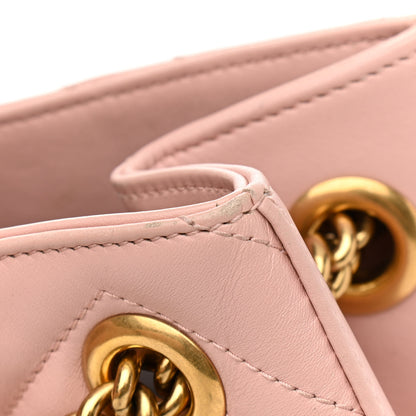 Gucci Calfskin Matelasse Medium GG Marmont Shoulder Tote Bag Perfect Pink 13 of 14
