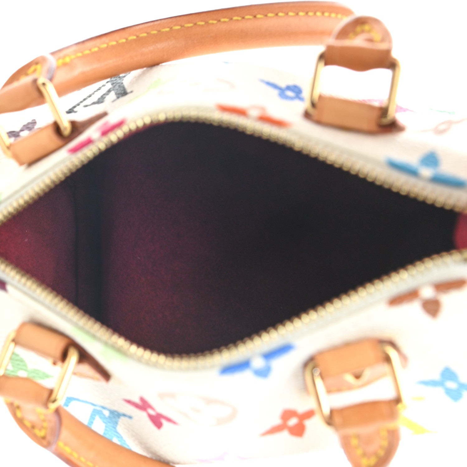 Louis Vuitton Monogram Multicolor Mini Sac HL Speedy White 5 of 11