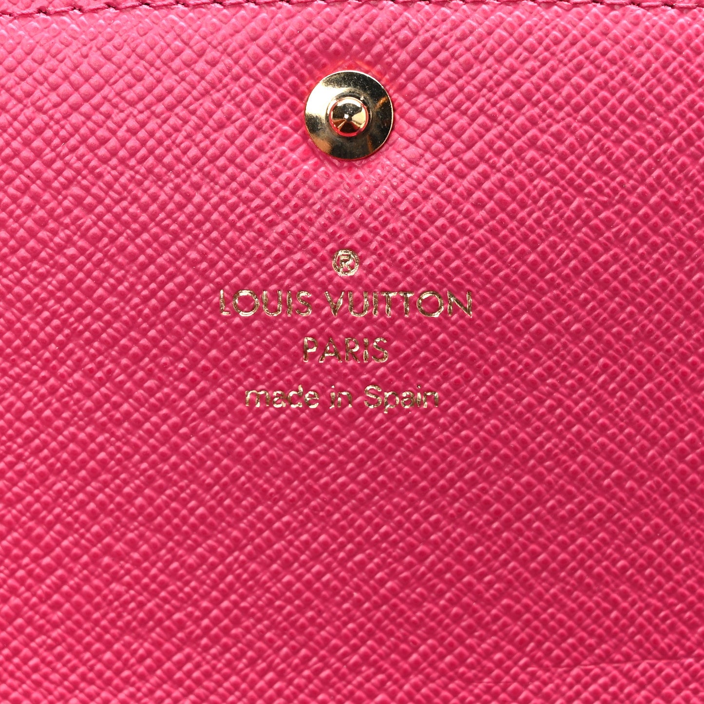 Monogram Bloom Flower Emilie Wallet Fuchsia