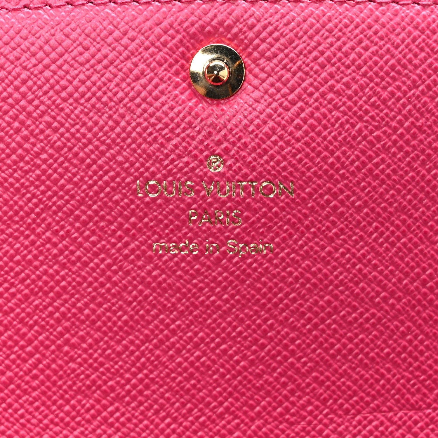 Louis Vuitton Monogram Bloom Flower Emilie Wallet Fuchsia 6 of 9