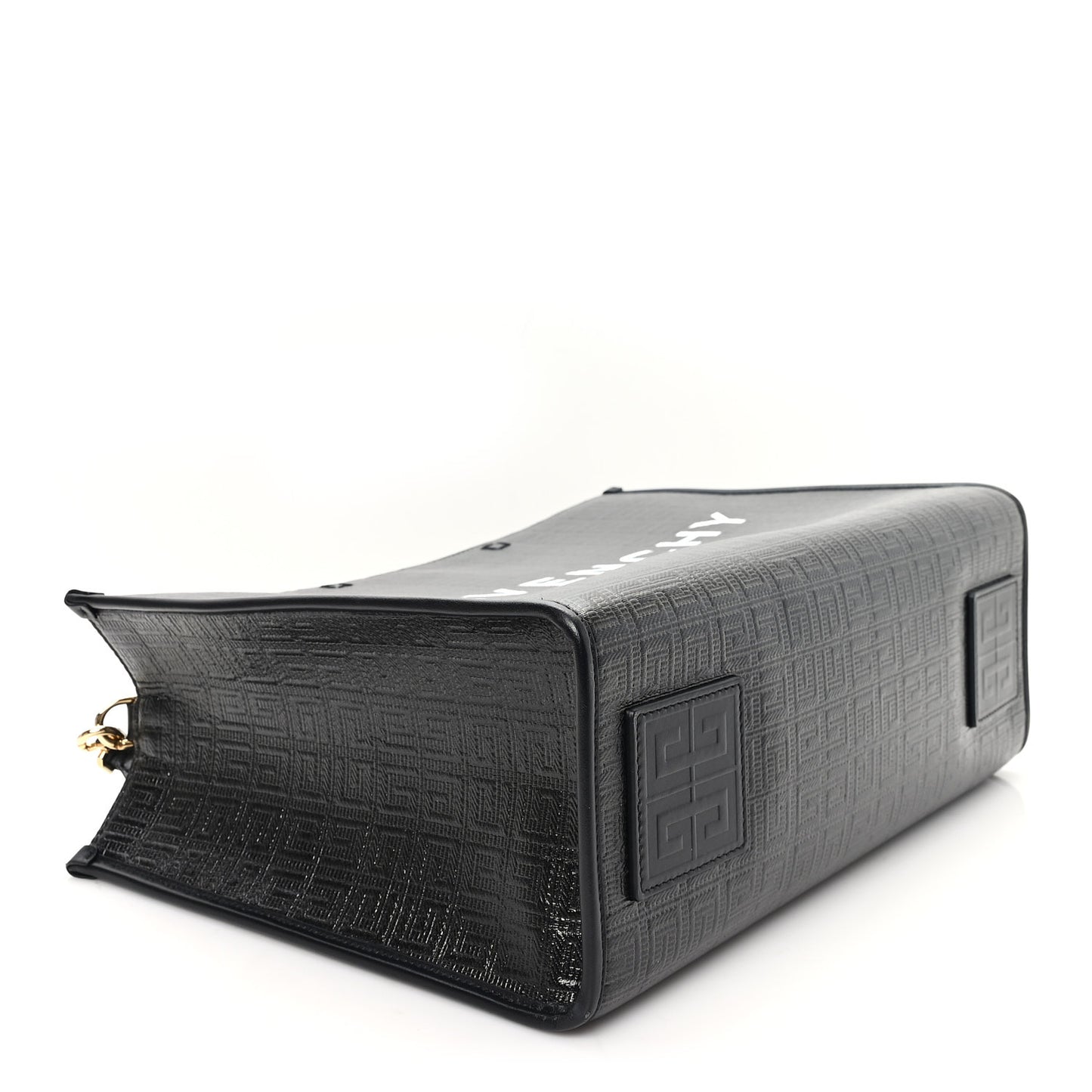 4G Coated Canvas Logo Medium G-Tote Black