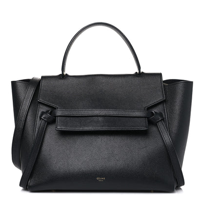 Celine Grained Calfskin Mini Belt Bag Black 1 of 9