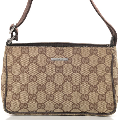 Gucci Monogram Shoulder Bag Dark Brown 8 of 14