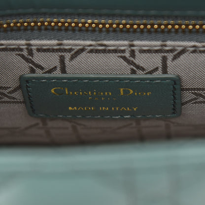 Christian Dior Lambskin Cannage Small My ABCDior Lady Dior Green 6 of 8