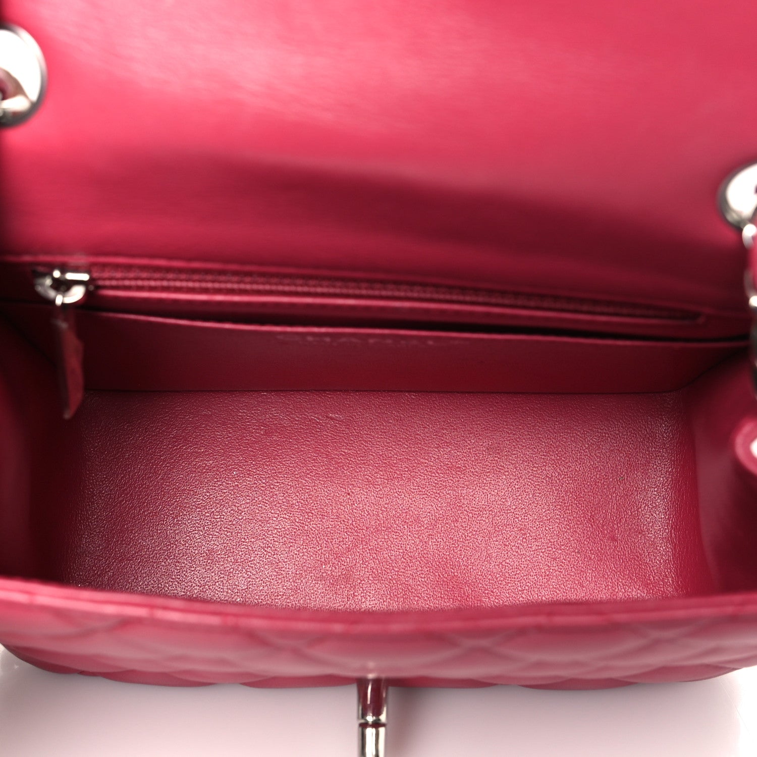 Chanel Lambskin Quilted Mini Square Flap Pink 5 of 13