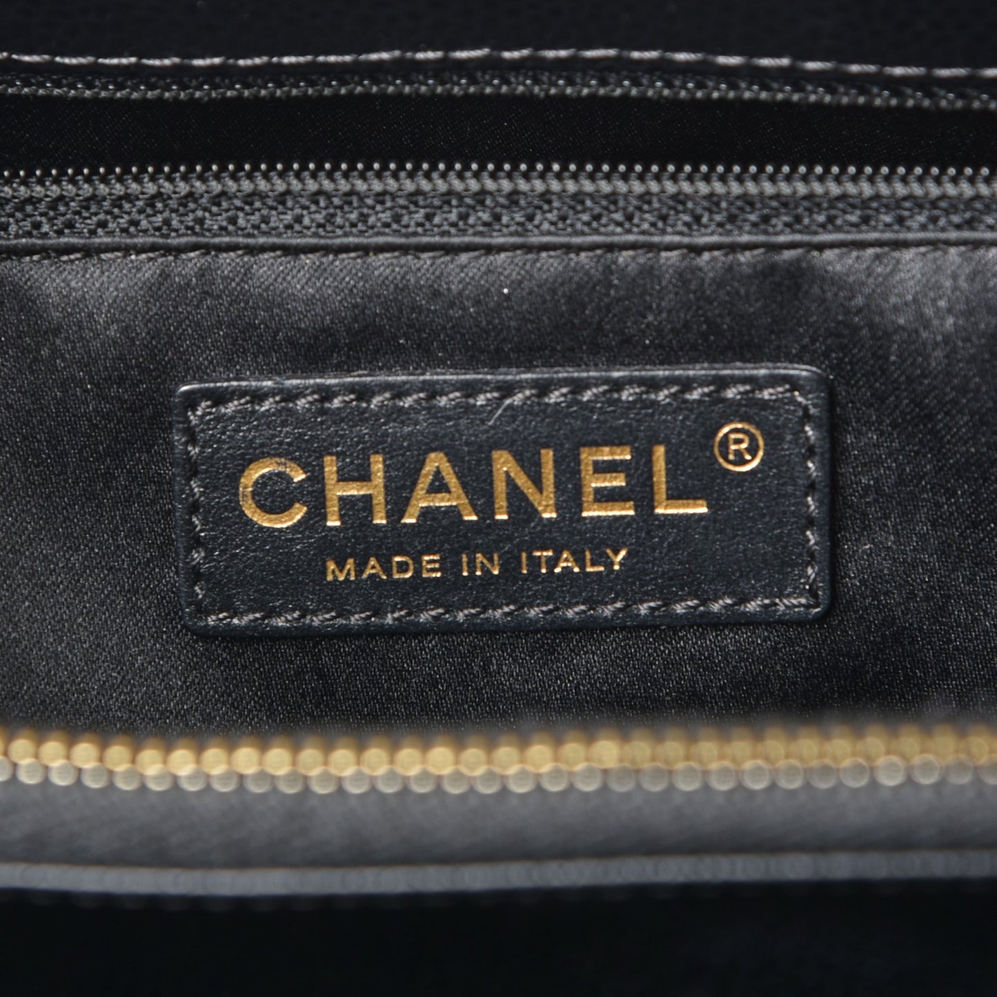 Caviar Quilted Grand Shopping Tote GST Black