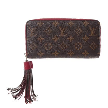 Louis Vuitton Monogram Pompon Zippy Wallet Fuchsia 1 of 9