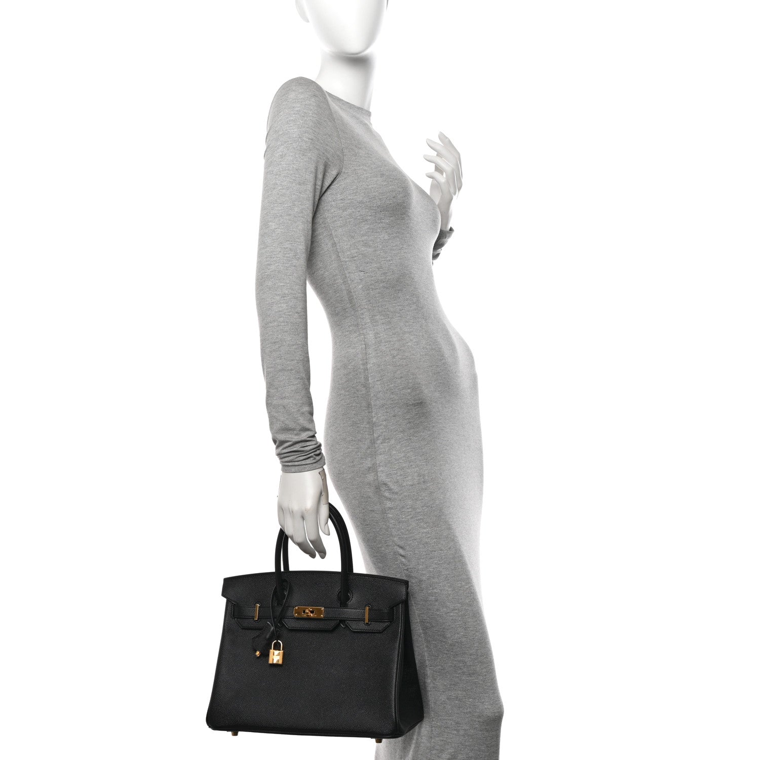 Hermes Epsom BIRKIN 30 Black 2 of 12