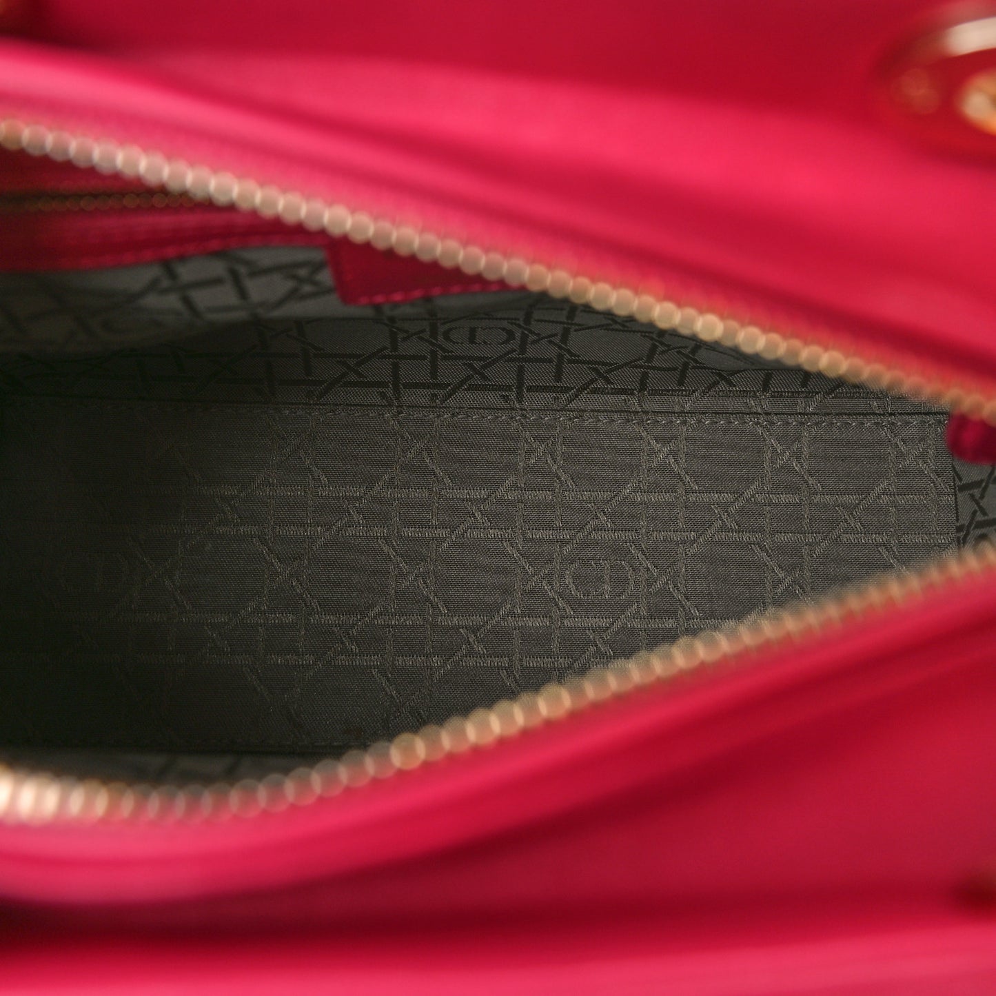 Lambskin Cannage Medium Lady Dior Pink
