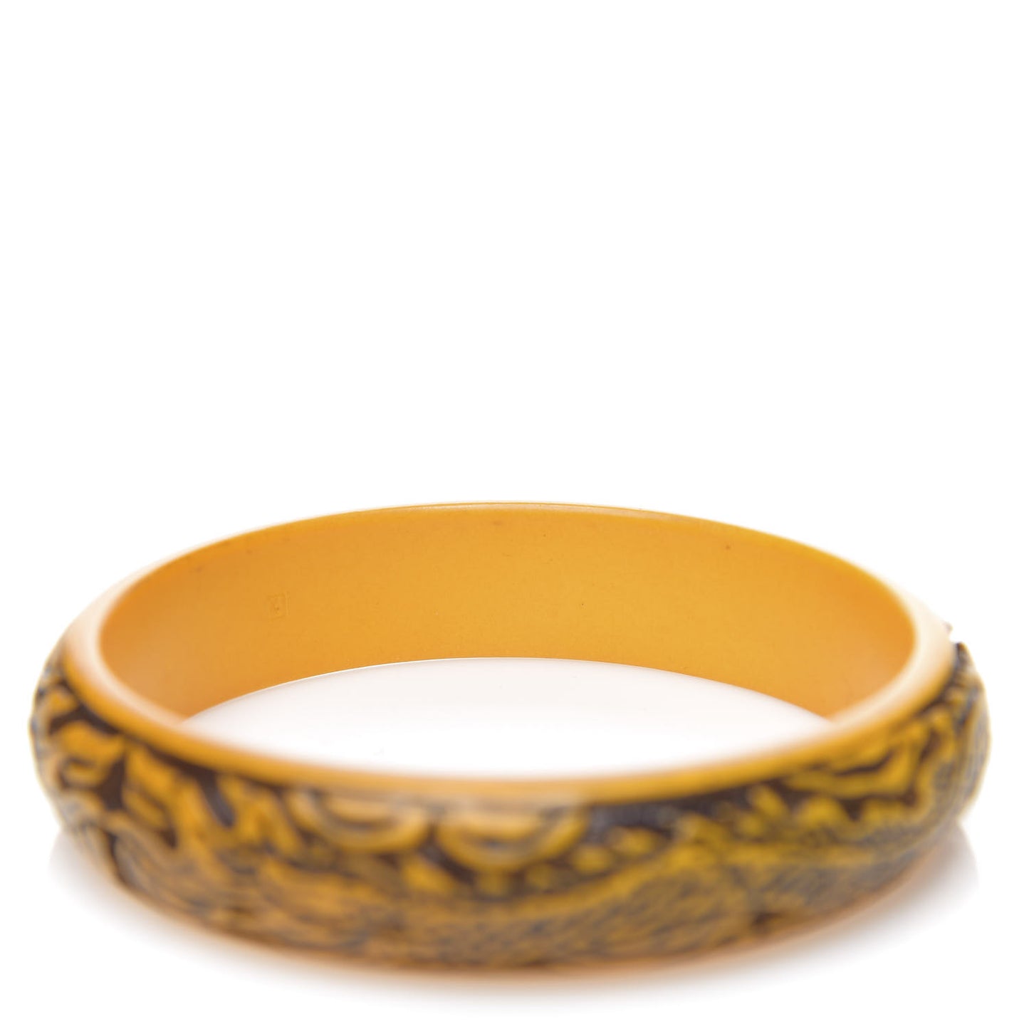 Resin Flora Bracelet L Giallo