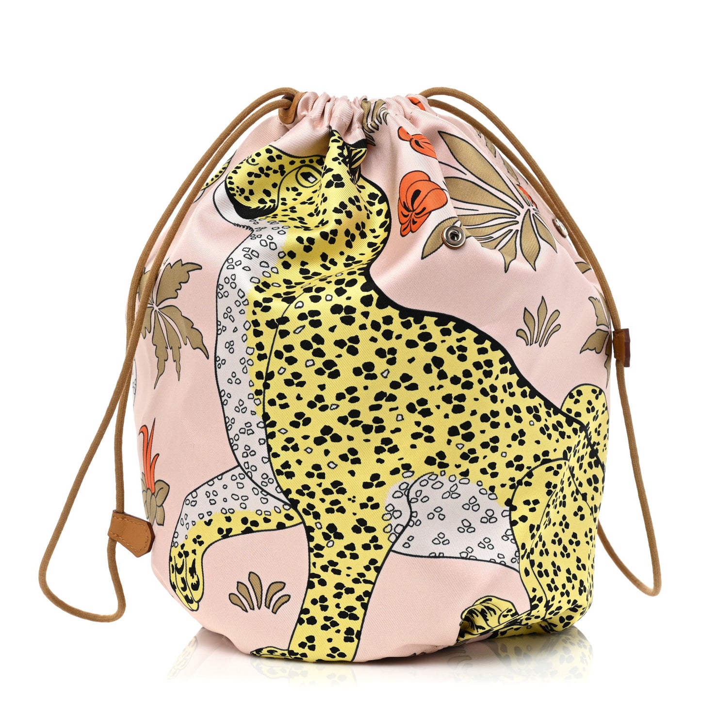 Silk Les Leopards Musardine Pouch