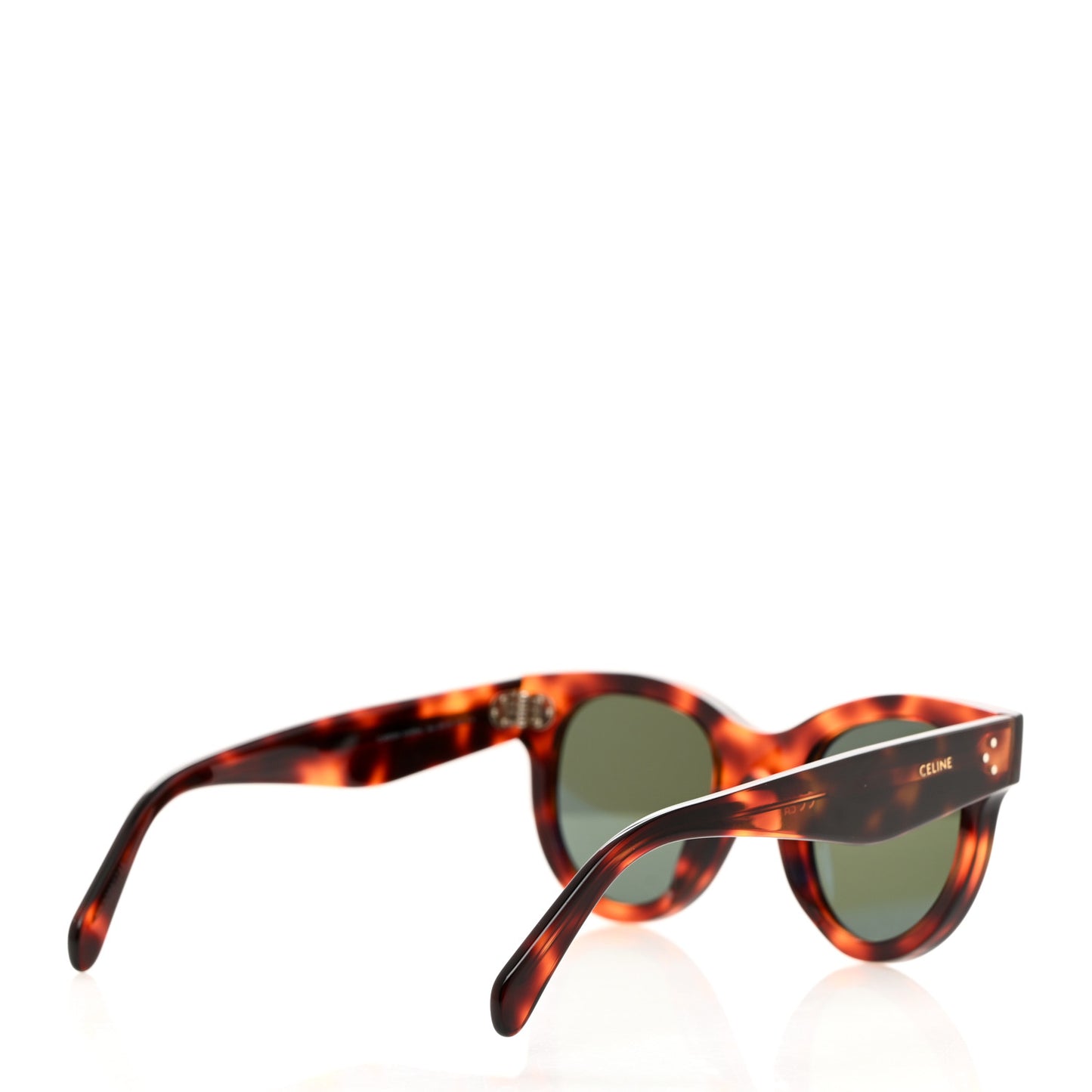 Acetate Round Eye Sunglasses CL4003IN Havana Black