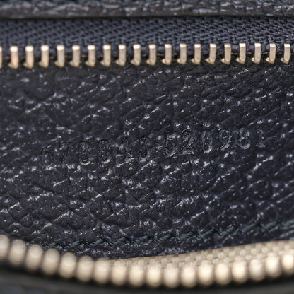 Gucci GG Supreme Monogram Textured Dollar Calfskin Web Small Jackie 1961 Hobo Beige Blue 7 of 10
