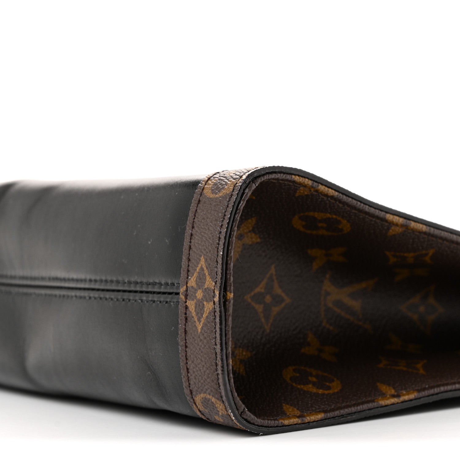 Louis Vuitton Calfskin Monogram Nova Vibe MM Black 1763220