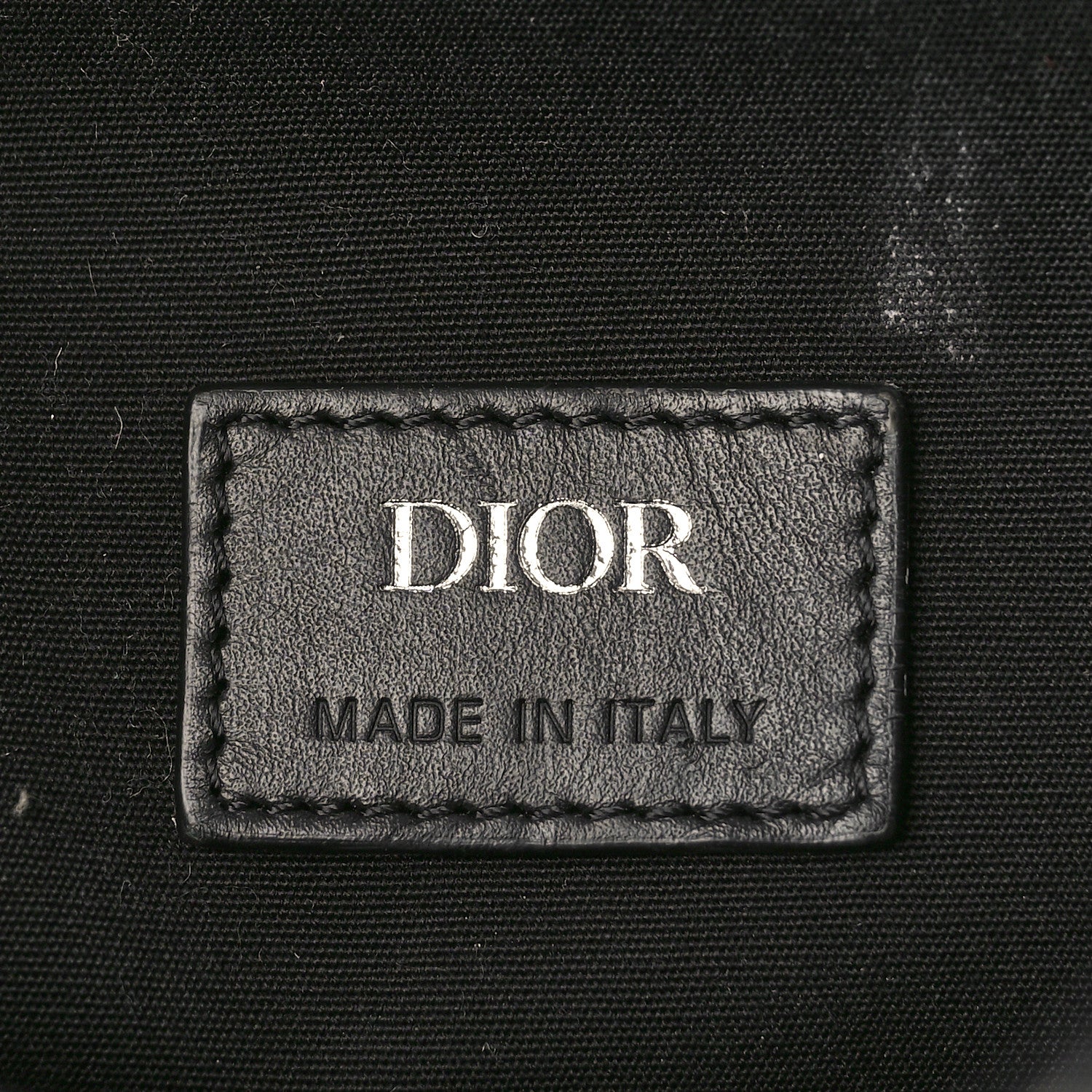Christian Dior Canvas CD Diamond Hit The Road Backpack Black 6 of 15