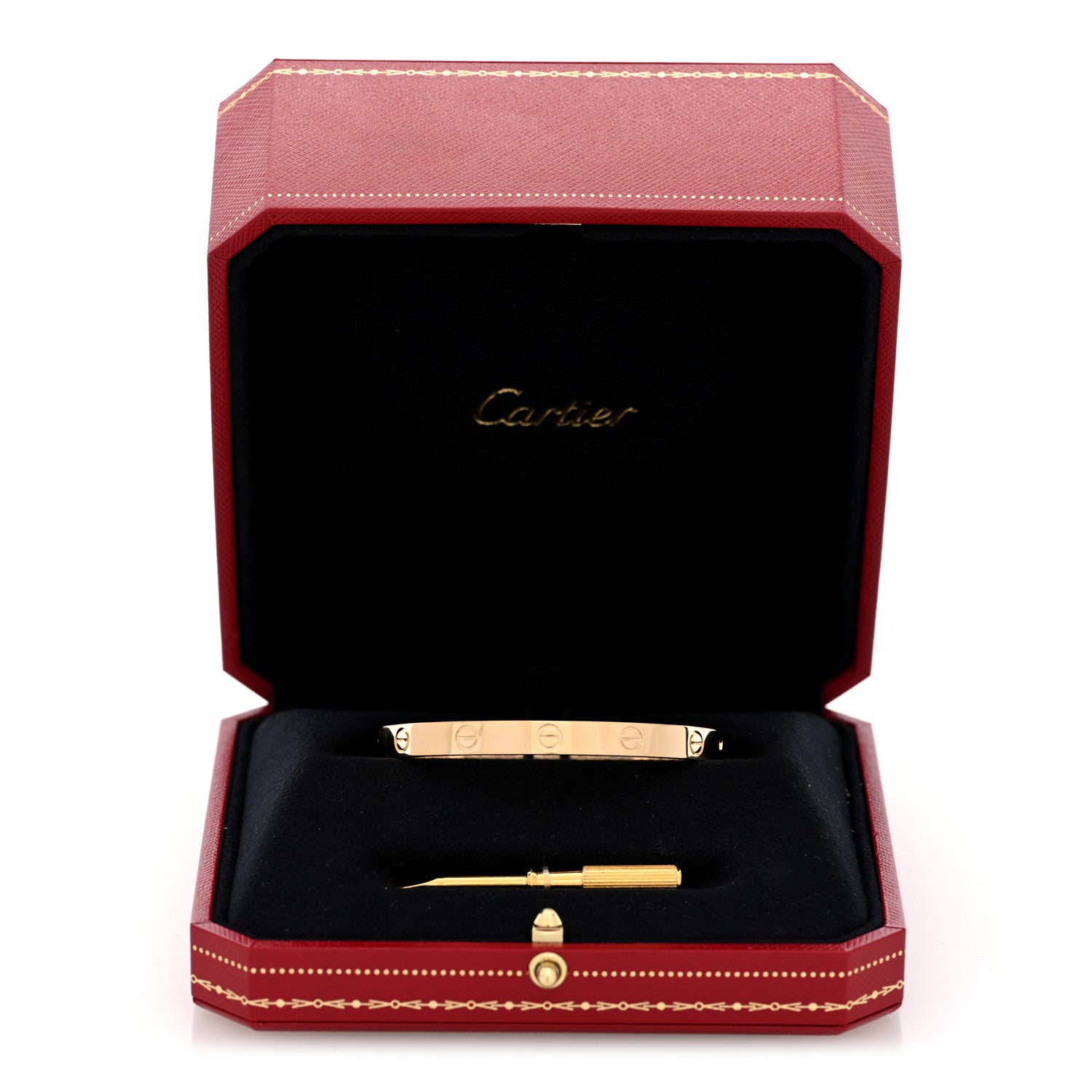 Cartier 18K Yellow Gold LOVE Bracelet 17 7 of 7