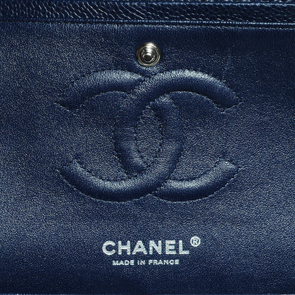 Chanel Caviar Quilted Medium Double Flap Navy 7 of 8