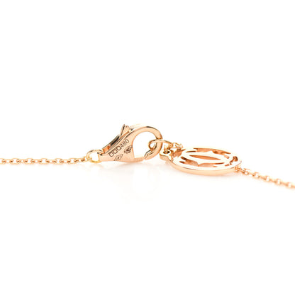 Cartier 18K Pink Gold Diamond .19ct D'Amour Pave Necklace 3 of 5