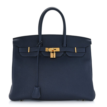 Hermes Togo Birkin 35 Bleu Nuit 1 of 12