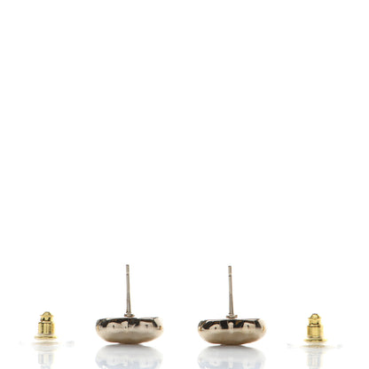 Chanel CC Heart Earrings Gold 3 of 4