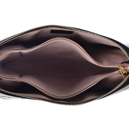 Louis Vuitton Lambskin Embossed Monogram Coussin PM Black 6 of 10
