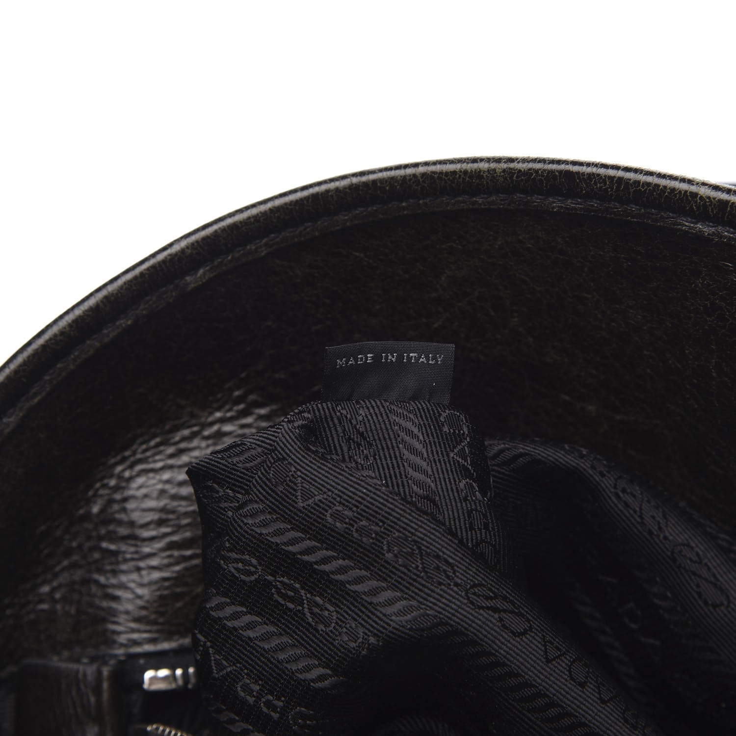 Prada Tessuto Nylon Vitello Shine Dome Satchel Mimetico 7 of 11