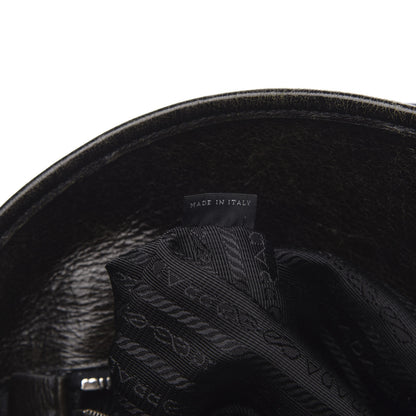 Prada Tessuto Nylon Vitello Shine Dome Satchel Mimetico 7 of 11