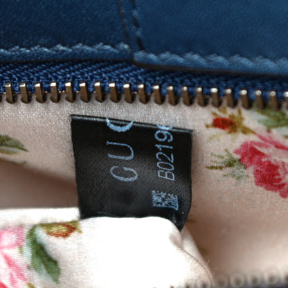 Gucci Denim Matelasse Small Pearly GG Marmont Tote Blue 8 of 16